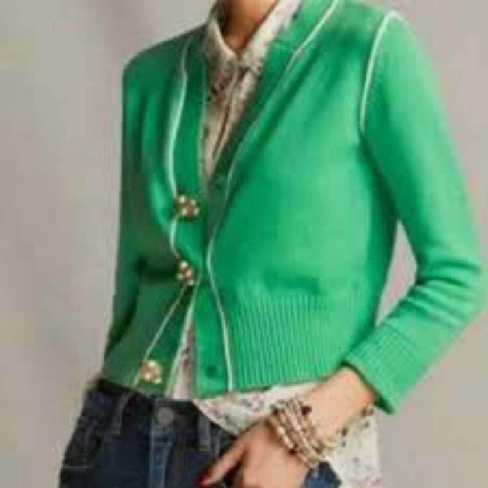 Cabi Green Wallis Cardi Style 5459